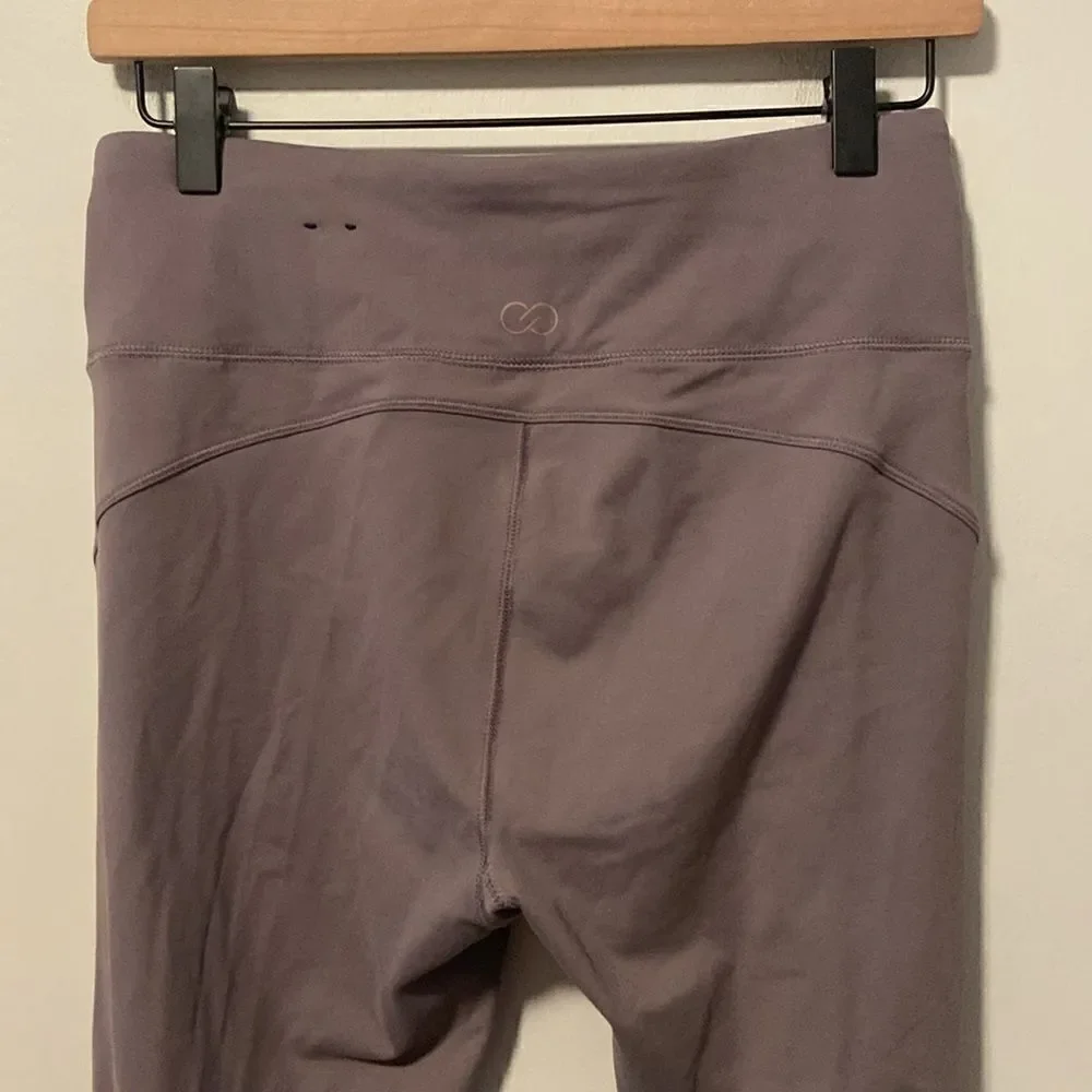 CALIA by Carrie Underwood Purple Essential Mesh Crop Leggings Size Medium